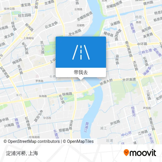 淀浦河桥地图