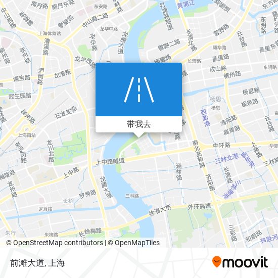 前滩大道地图