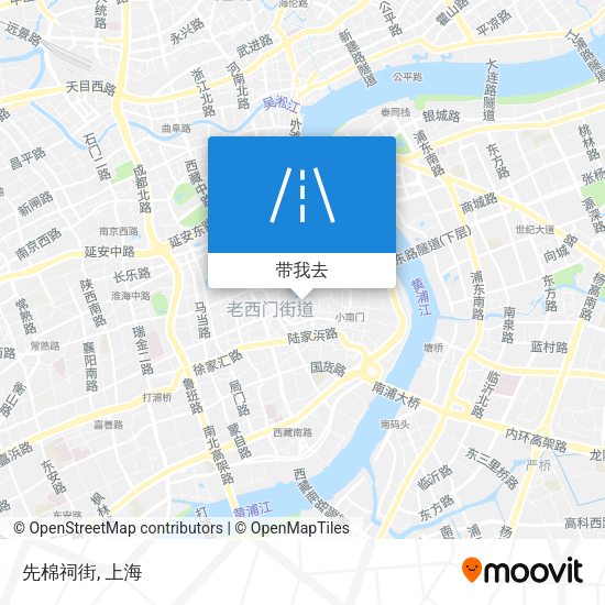先棉祠街地图