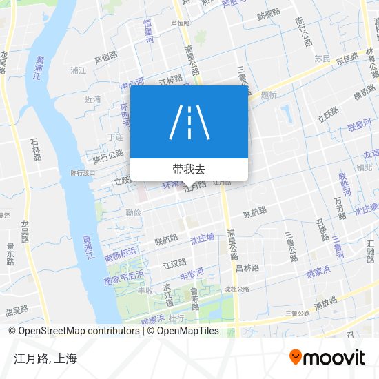 江月路地图