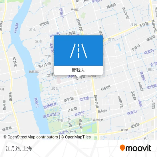 江月路地图