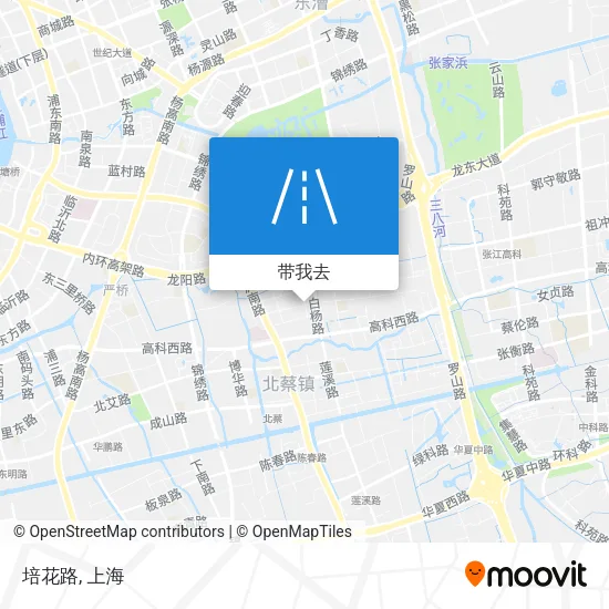 培花路地图