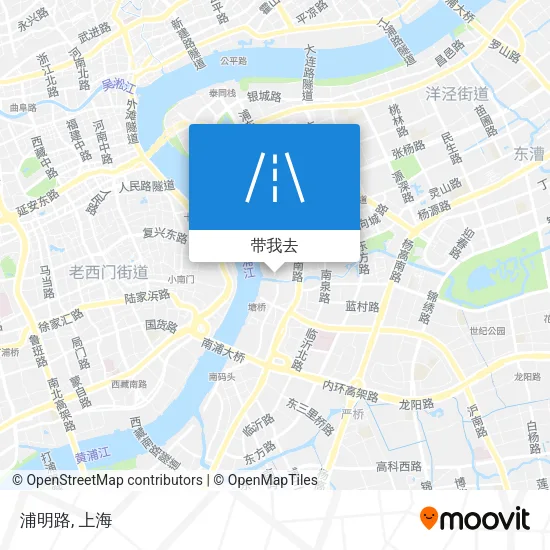 浦明路地图
