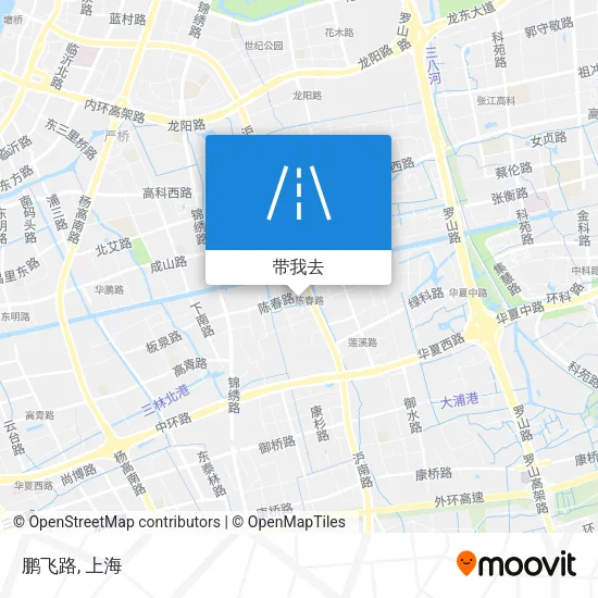鹏飞路地图