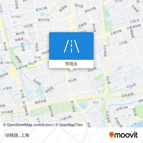 绿晓路地图