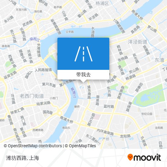 潍坊西路地图