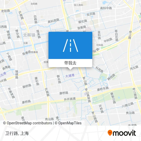 卫行路地图