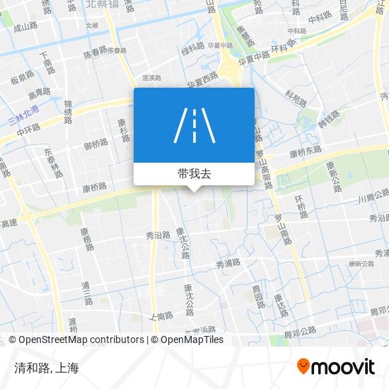 清和路地图