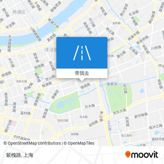 紫槐路地图