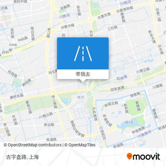 吉字盘路地图