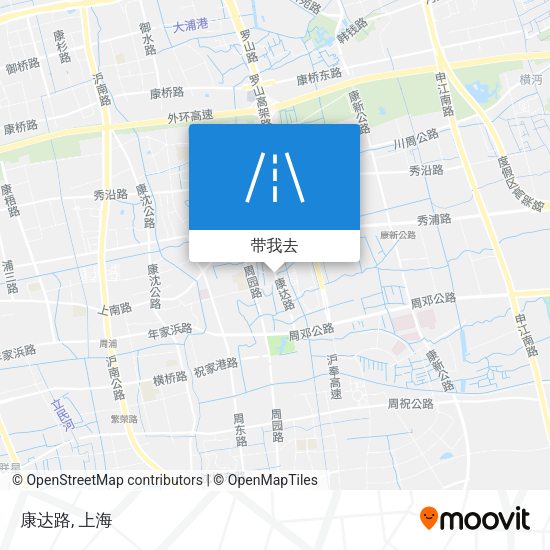 康达路地图