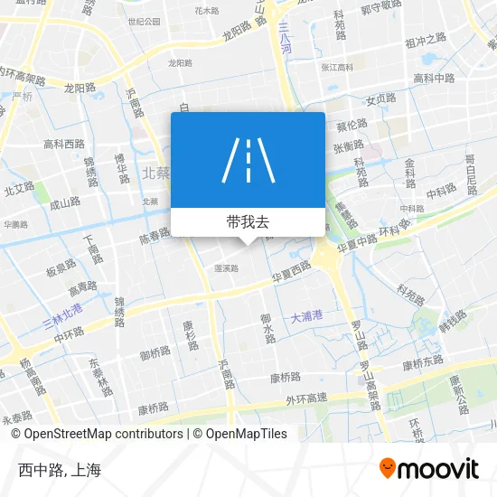 西中路地图