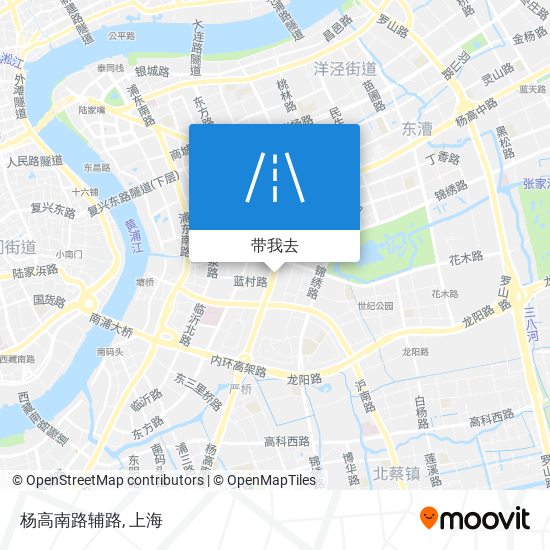 杨高南路辅路地图