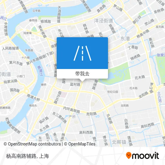 杨高南路辅路地图