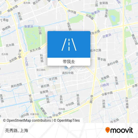 亮秀路地图