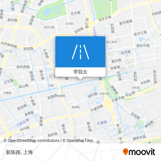 新陈路地图