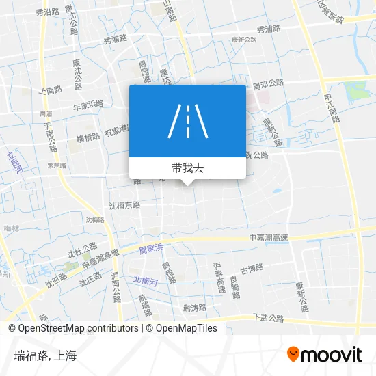 瑞福路地图