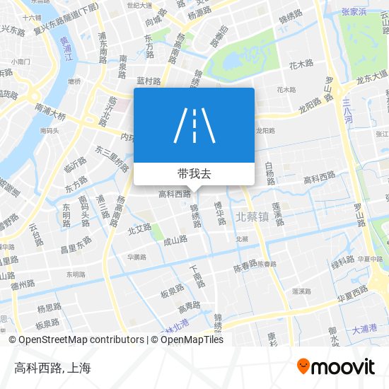 高科西路地图