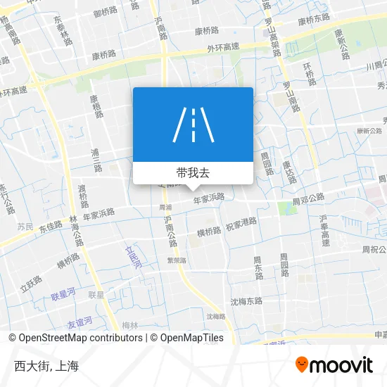 西大街地图