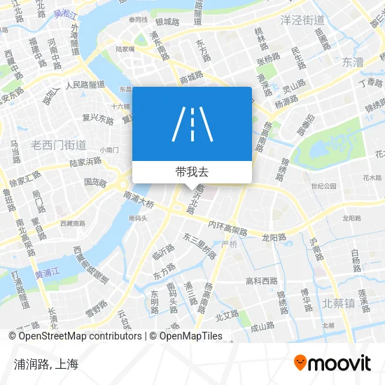 浦润路地图