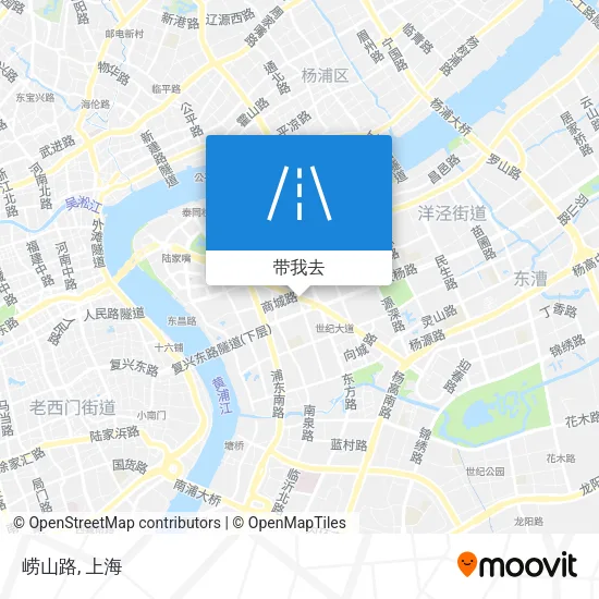 崂山路地图