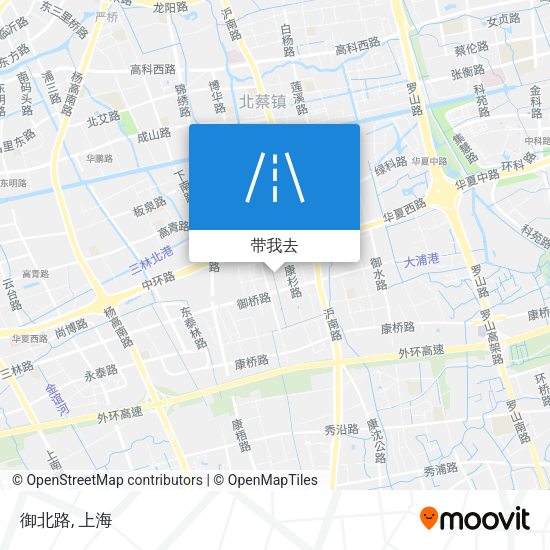 御北路地图