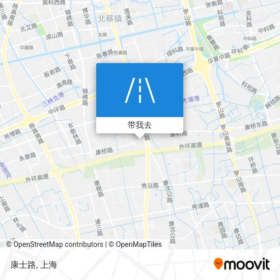 康士路地图