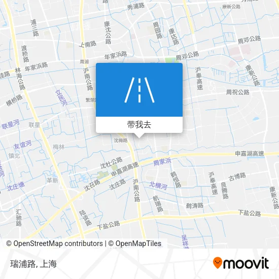 瑞浦路地图