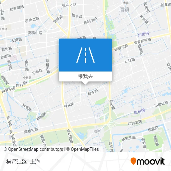 横沔江路地图