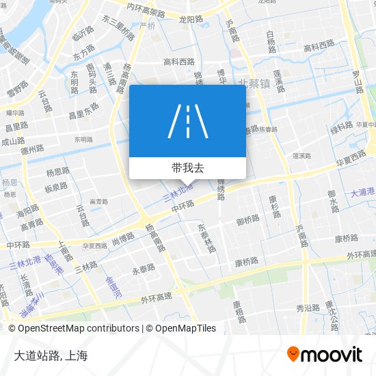 大道站路地图