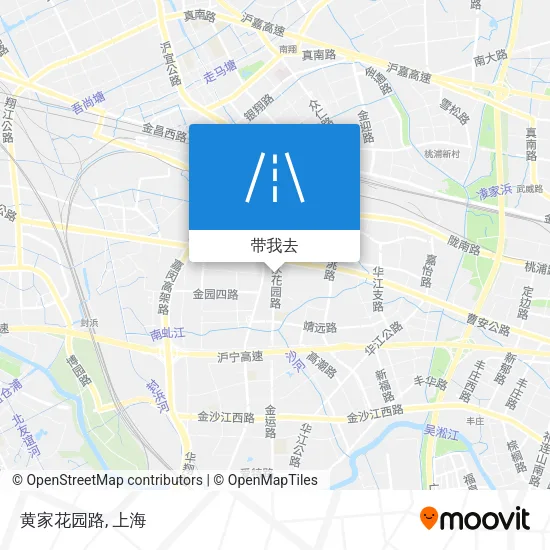 黄家花园路地图