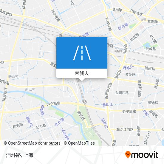 浦环路地图