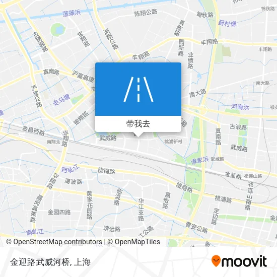 金迎路武威河桥地图