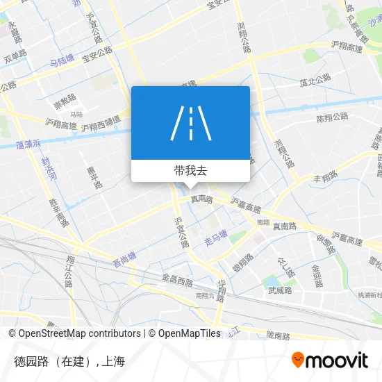 德园路（在建）地图