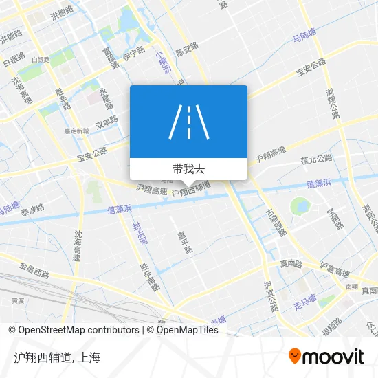 沪翔西辅道地图