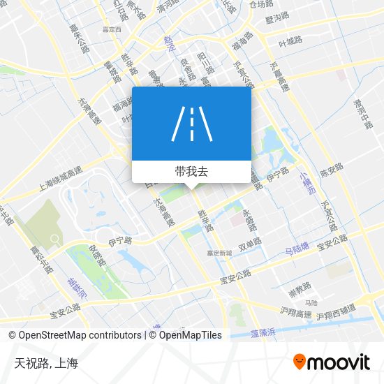 天祝路地图