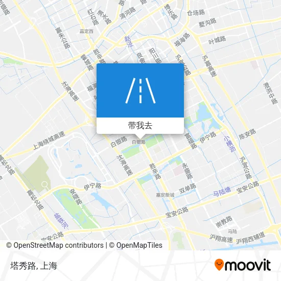 塔秀路地图
