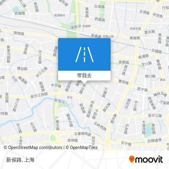 新侯路地图