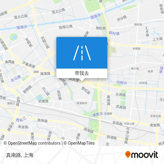 真南路地图