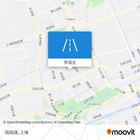 陆陈路地图