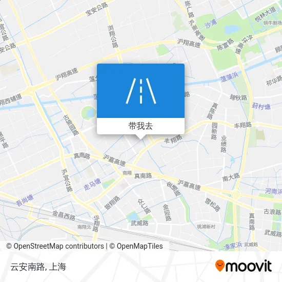 云安南路地图