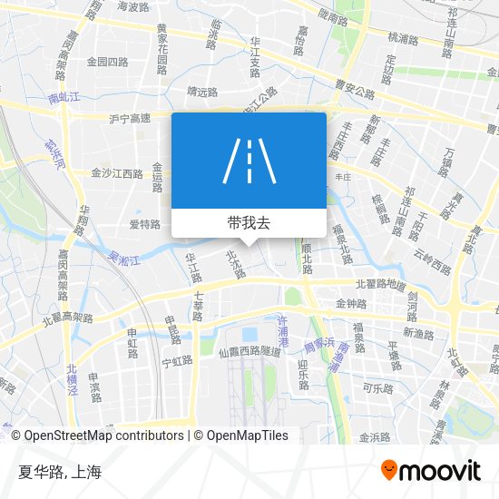 夏华路地图