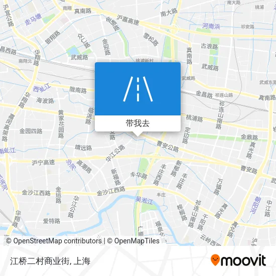 江桥二村商业街地图