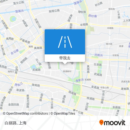 白丽路地图