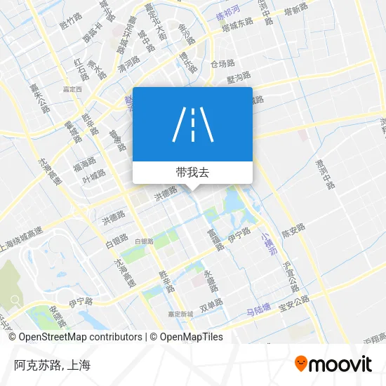 阿克苏路地图
