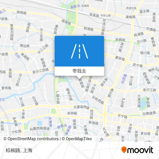 棕榈路地图
