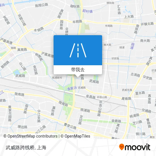 武威路跨线桥地图