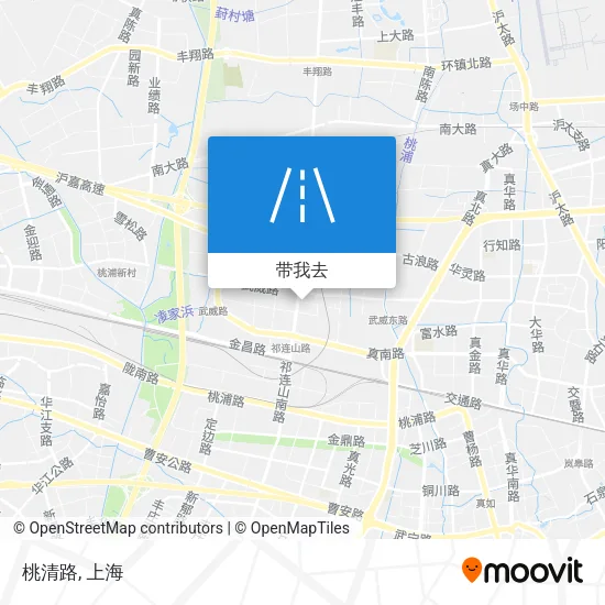 桃清路地图