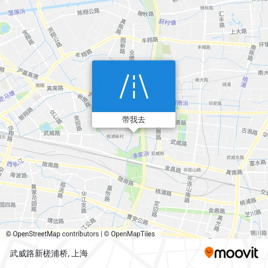 武威路新槎浦桥地图