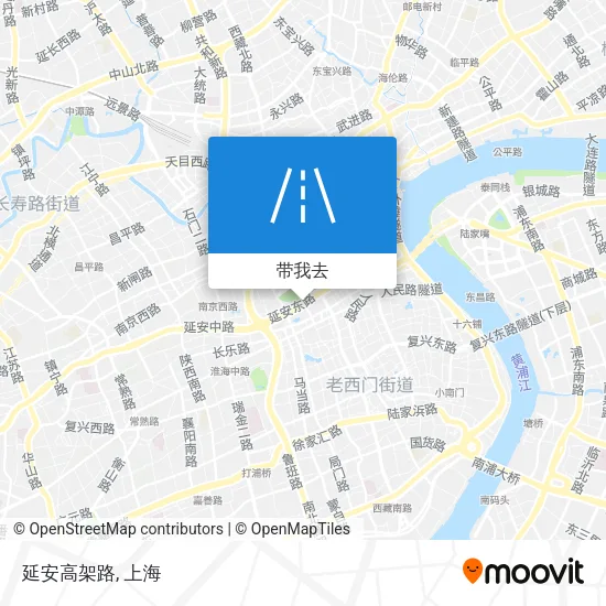 延安高架路地图